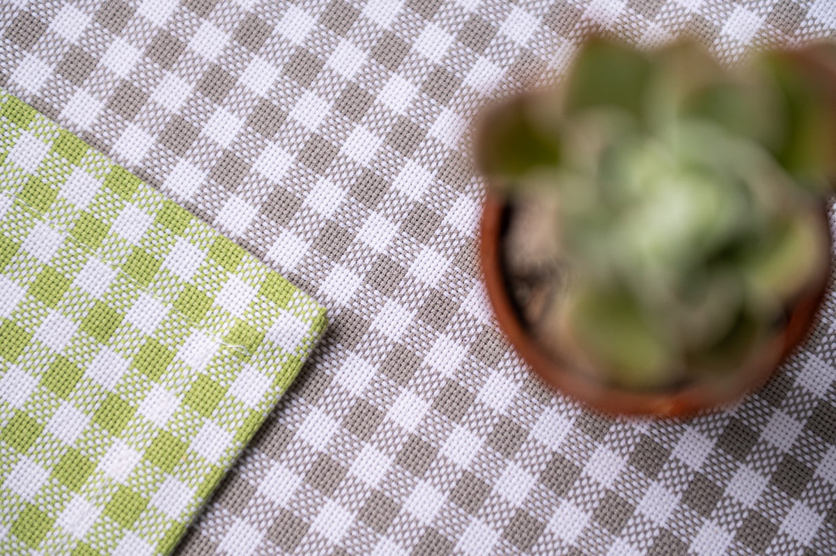 Tovaglia Pic Nic in cotone — Grigio