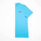 Classic-T Azzurra — maglietta in cotone bio - Namasca