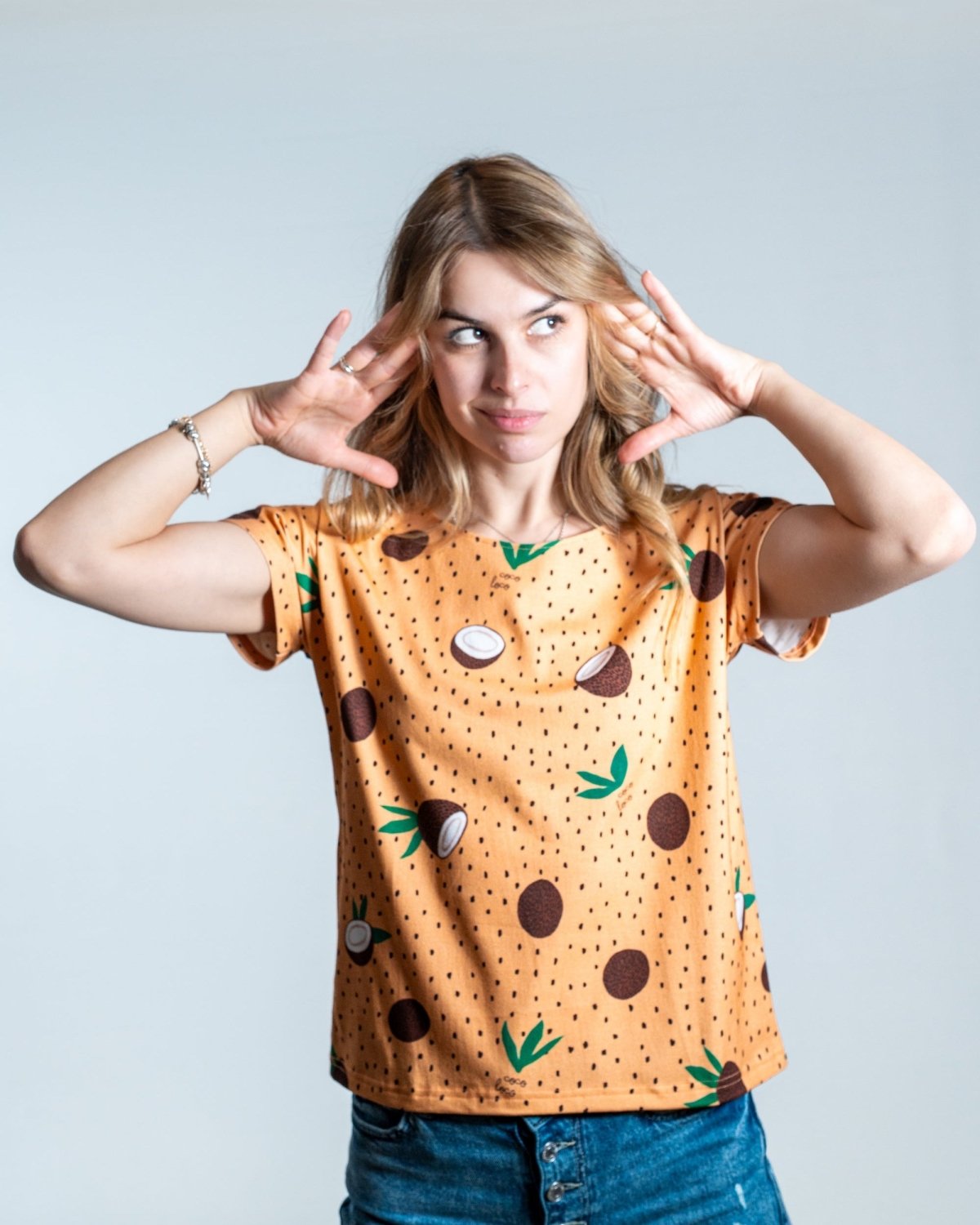 Kimono Coco Loco — maglietta in cotone bio - Namasca