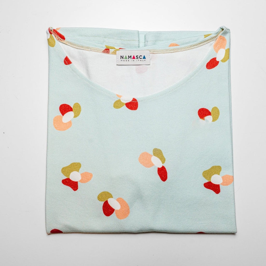 Kimono Fiori — maglietta in cotone bio - Namasca