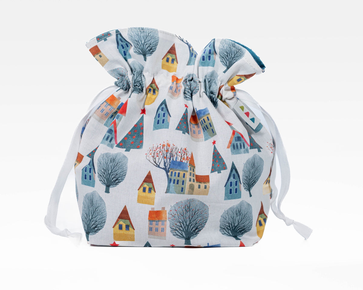Sacchetto porta tutto in cotone — Noel